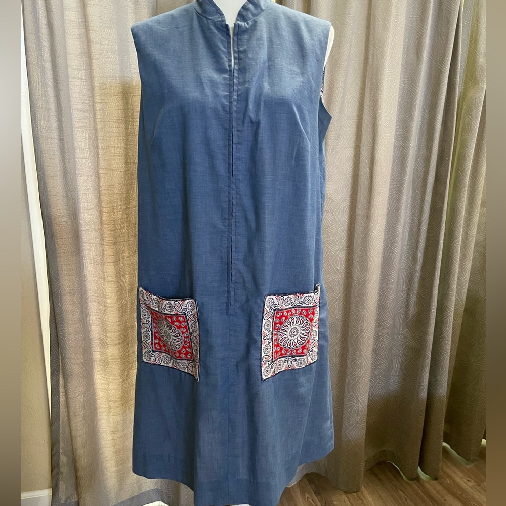 Vintage Park East by Swirl Sleeveless Mod Dress